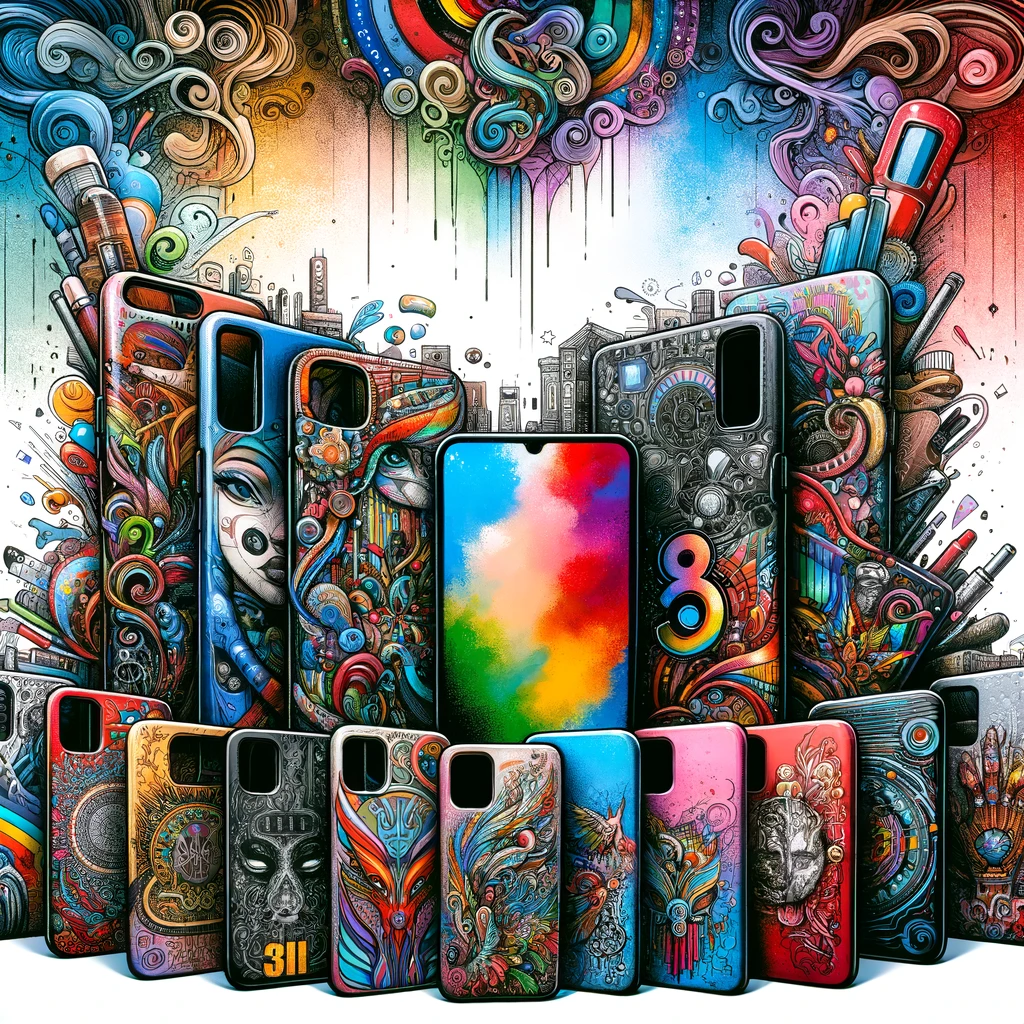 dall·e_2024-01-08_10.06.20_-_an_artistic_and_colorful_blog_header_image_showcasing_personalized_cases_for_mobile_devices._the_image_features_a_collection_of_mobile_devices,_each.png