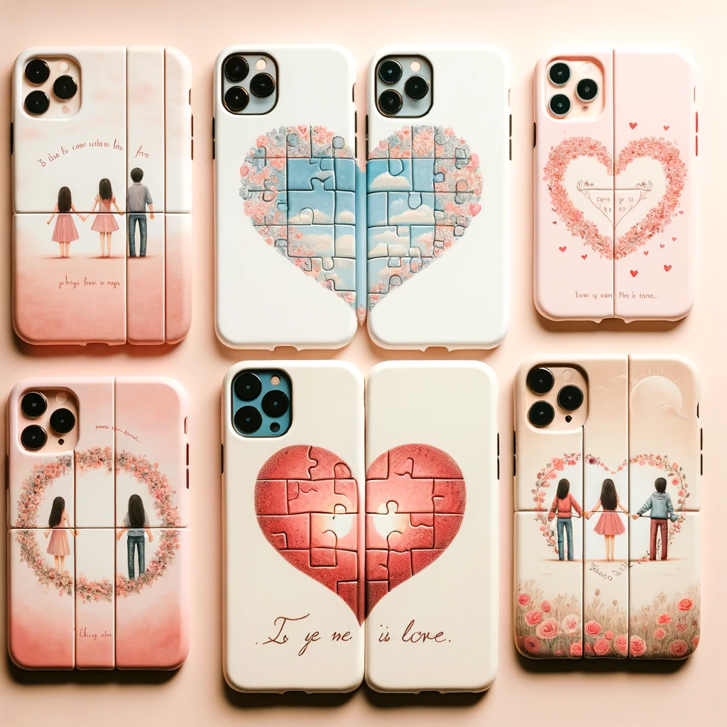 dall·e_2024-01-25_12.37.32_-_an_image_perfect_for_a_blog_or_article,_featuring_a_collection_of_matching_phone_cases_designed_for_couples_in_love._the_image_should_display_phone_ca.png