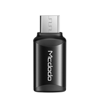 Редукция McDodo от Аpple Lightning към Micro USB - черна