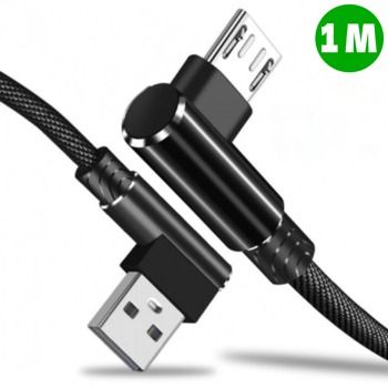 Кабел USB Micro - Черен, 1м