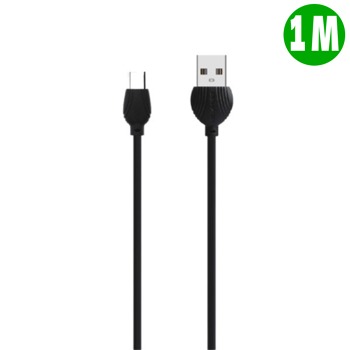 Бързозареждащ 2,5.A кабел AWEI USB-C - черен 1m