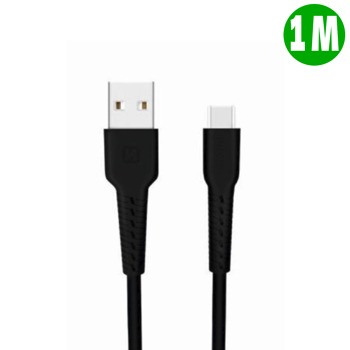 Swissten зареждащ кабел USB-C - 1м, Черен