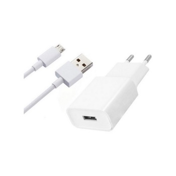 Зарядно устройство USB Micro - Бяло