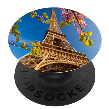 Черен PopSocket с мотив - Айфеловата кула