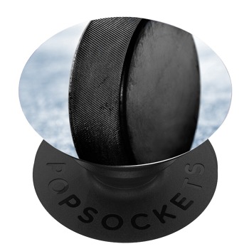 Черен PopSocket с мотив - Хокейна шайба