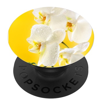 Черен PopSocket с мотив - Орхидеи