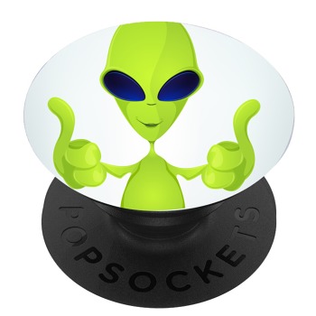 Черен PopSocket с мотив - UFO