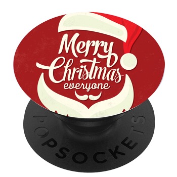 Черен PopSocket с мотив - Весела Коледа