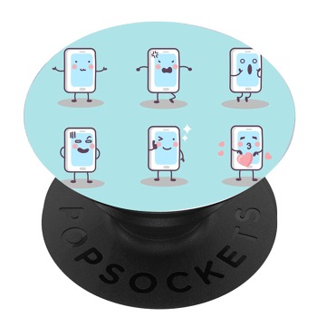 Черен PopSocket с мотив - Емоции