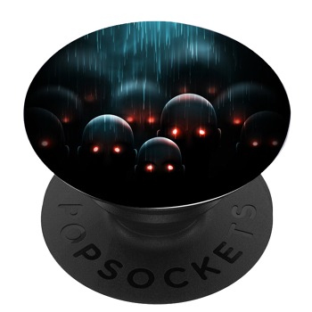 Черен PopSocket с мотив - Zombiе