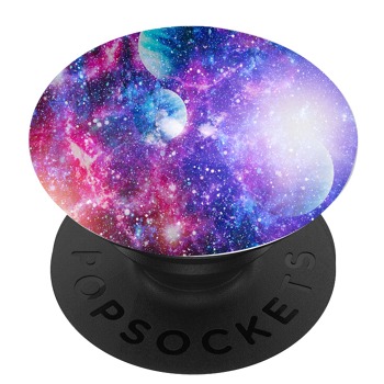 Черен PopSocket с мотив - Галактика