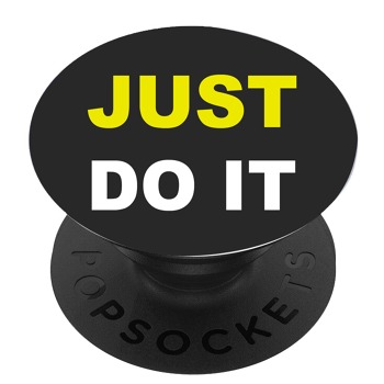 Черен PopSocket с мотив - Just Do it