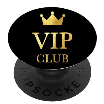 Черен PopSocket с мотив - VIP