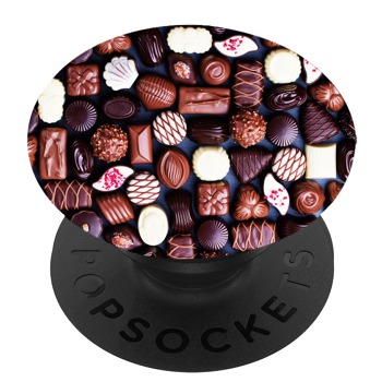 Черен PopSocket с мотив - Кутия за бонбони