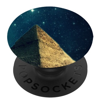 Черен PopSocket с мотив - Пирамида