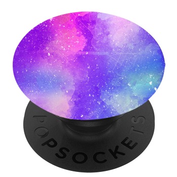 Черен PopSocket с мотив - Цветна мъгла
