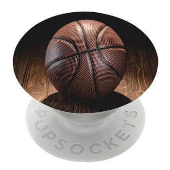 Бял PopSocket с мотив - Баскетбол