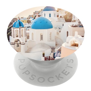 Бял PopSocket с мотив - Гърция