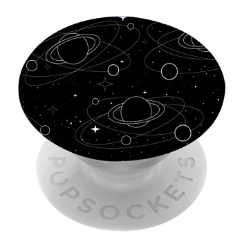 Бял PopSocket с мотив - Черно-бяла вселена