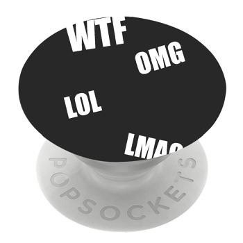 Бял PopSocket с мотив - Съвременни названия