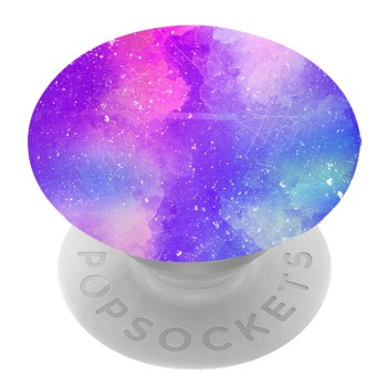 Бял PopSocket с мотив - Цветна мъгла