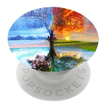 Бял PopSocket с мотив - Four Seasons