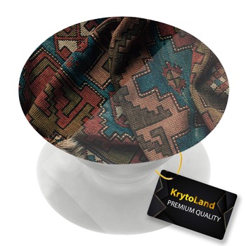 Премиум бял PopSocket с мотив