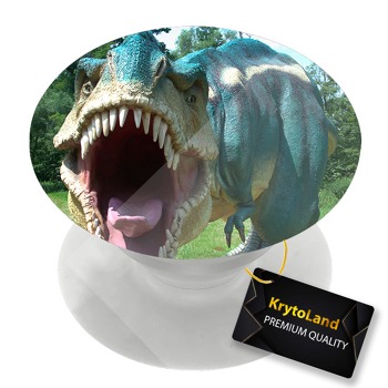 Премиум бял PopSocket с мотив