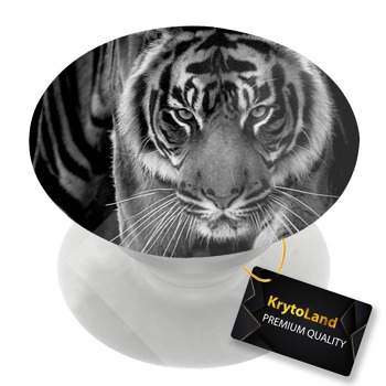 Премиум бял PopSocket с мотив