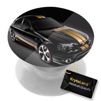 Премиум бял PopSocket с мотив