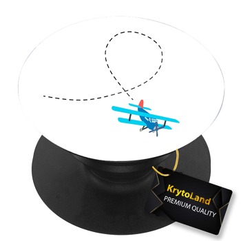 Премиум черен PopSocket c мотив