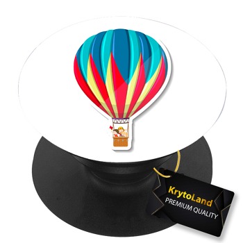 Премиум черен PopSocket c мотив