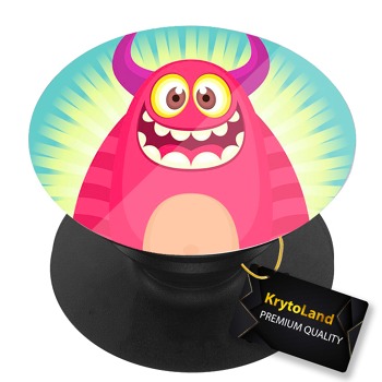 Премиум черен PopSocket c мотив