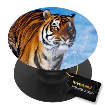 Премиум черен PopSocket c мотив