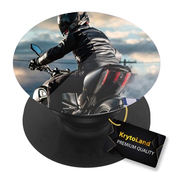 Премиум черен PopSocket c мотив