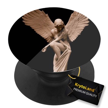Премиум черен PopSocket c мотив