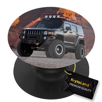 Премиум черен PopSocket c мотив