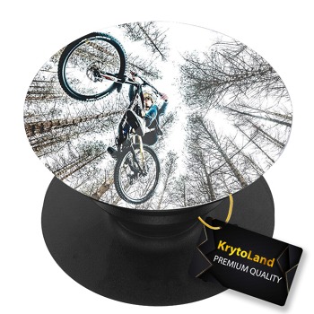 Премиум черен PopSocket c мотив