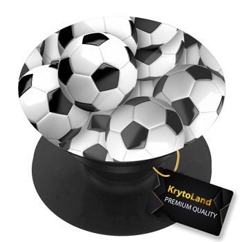 Премиум черен PopSocket c мотив
