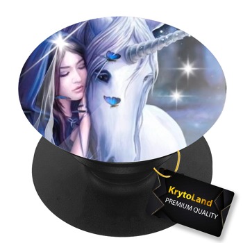 Премиум черен PopSocket c мотив