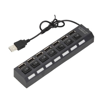 Високоскоростна USB 2.0 (HUB) станция - 7x USB