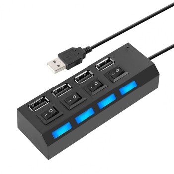 Високоскоростна USB 2.0 (HUB) станция - 4x USB