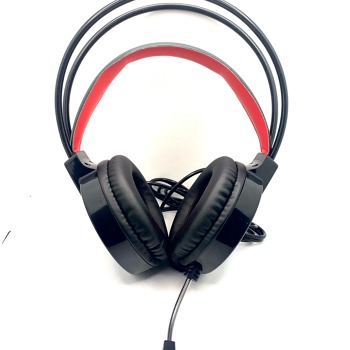 Луксозни геймърски слушалки Lichking - Черно/червени