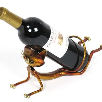 Поставка за бутилка вино Котенце, 26 cм