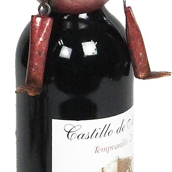 Декорация за бутилка вино Прасенце, 8x7x17 cм