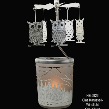 Свещник Въртележка- Кукувица-16cm