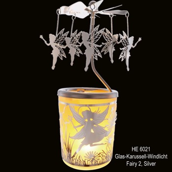 Свещник Въртележка,Фея 2-16cm