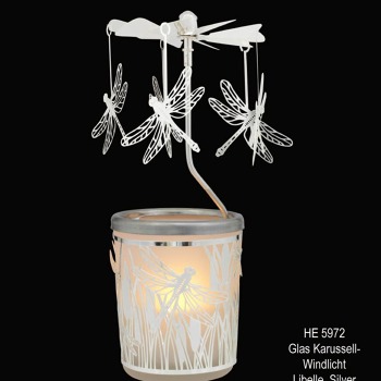 Свещник Въртележка-Воднo конче -16cm