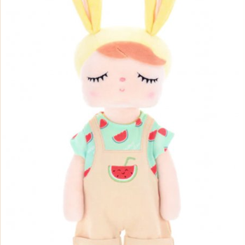 Плюшена кукла Metoo с рокличка - Диня, 34 см