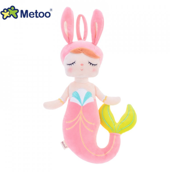 Плюшена кукла Metoo - Розова русалка, 38 см